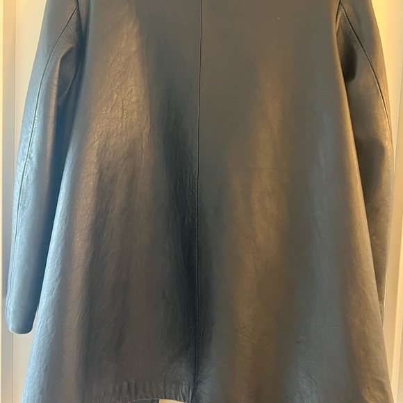 Women’s Size 2X black leather jacket. Johnson leather - Picture 7 of 9